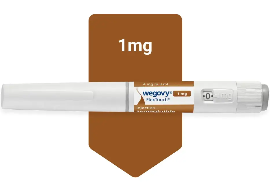 semaglutide or wegovy 1.0 mg
